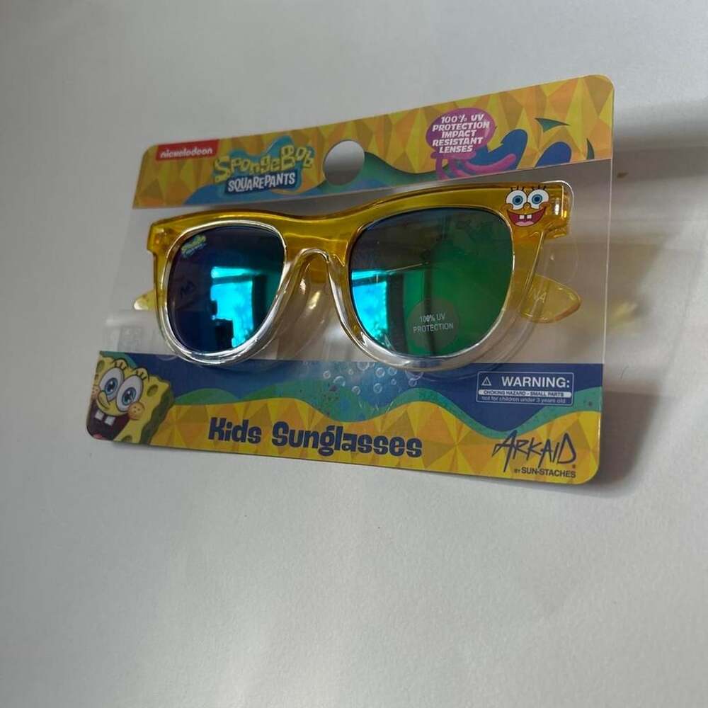 Arkaid SpongeBob SquarePants Kids Sunglasses Ombre Yellow WG5148 New